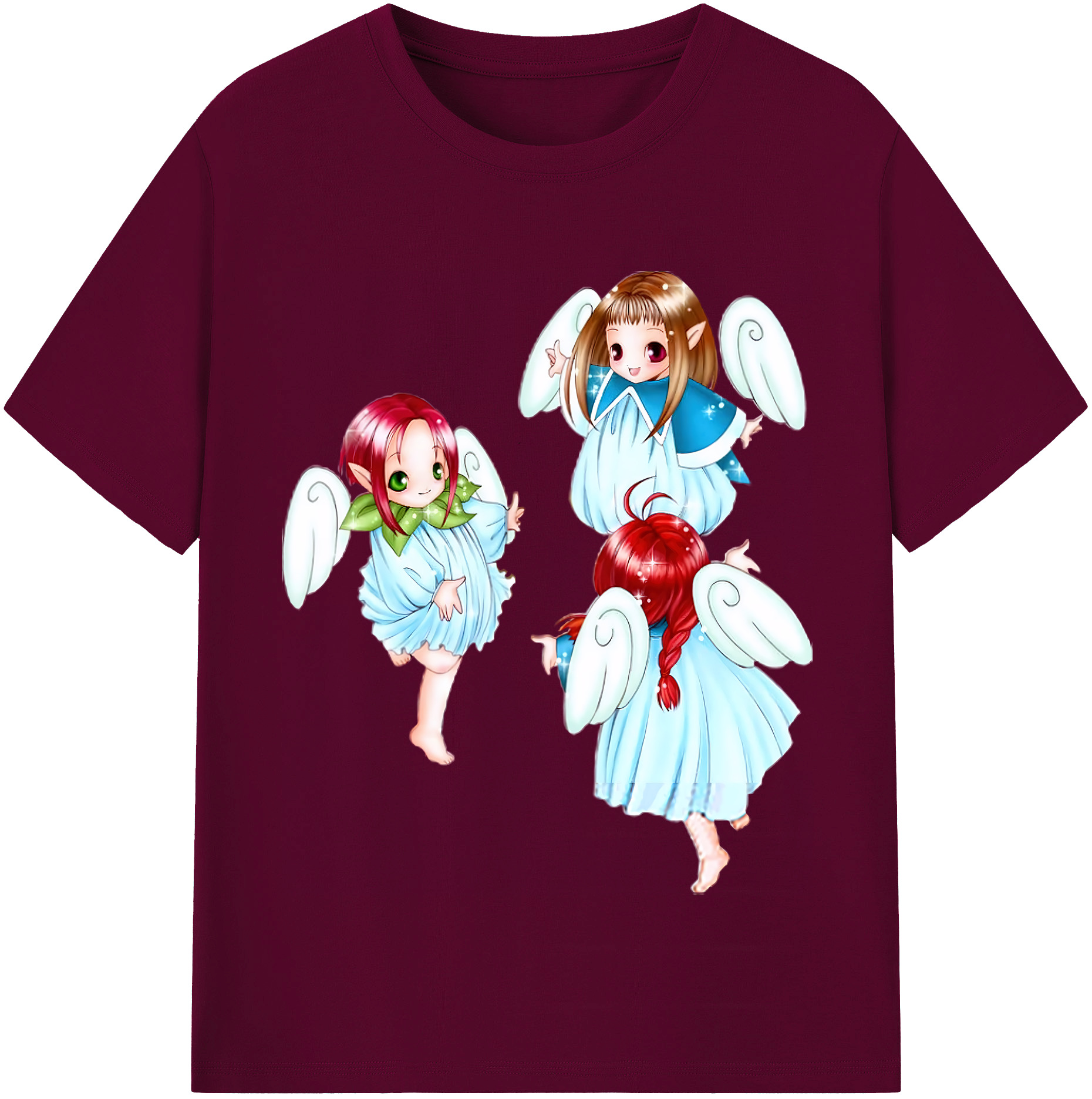 （画像用） 遊☆戯☆王 Yu-Gi-Oh! レディースカジュアルプリントTシャツ（綿100％）